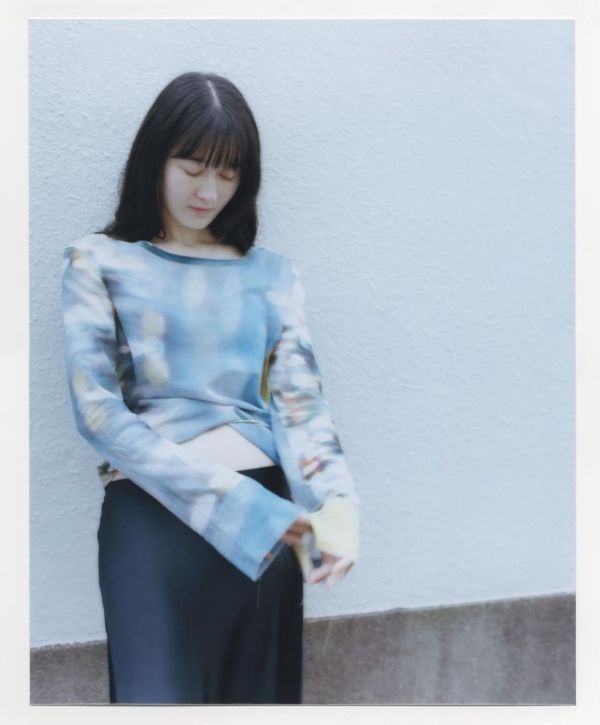 PAMM 暈染薄紗長袖上衣 