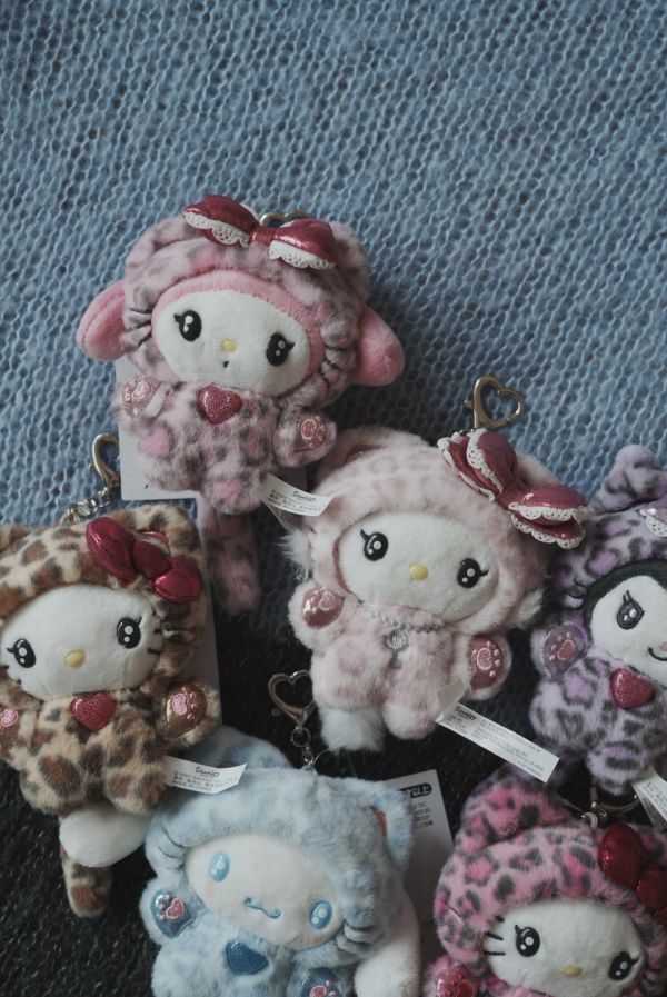 限定豹紋 三麗鷗吊飾 