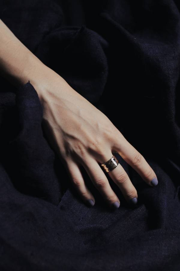 MUCAO | 殘存_ Remnant 杜仲戒指(純銀) 