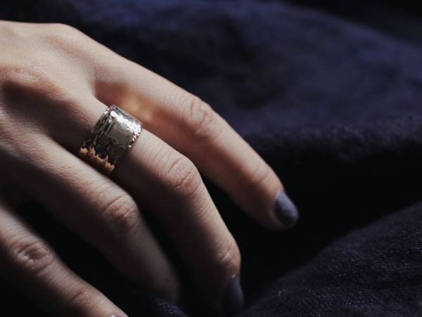 MUCAO | 殘存_ Remnant 杜仲戒指(純銀) 