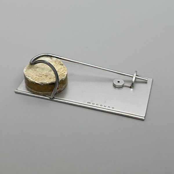 monouno｜incense holder｜不鏽鋼玉石線香座 no.48 