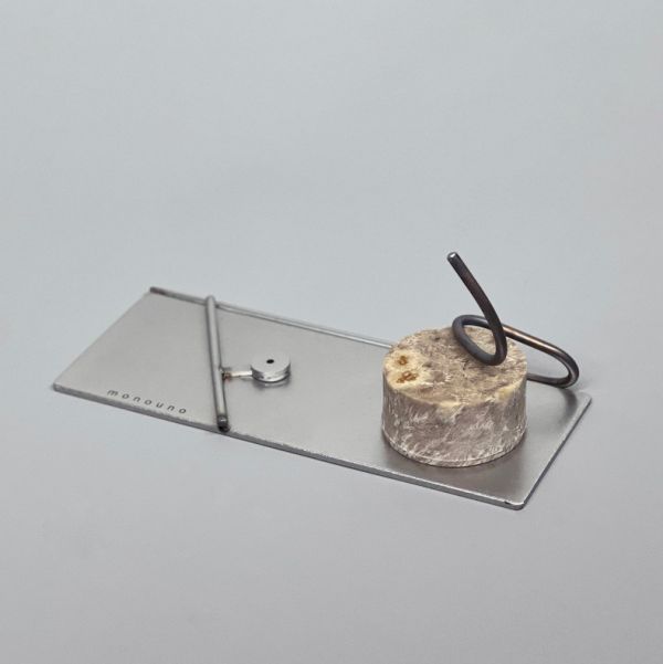 monouno｜incense holder｜不鏽鋼玉石線香座 no.58 