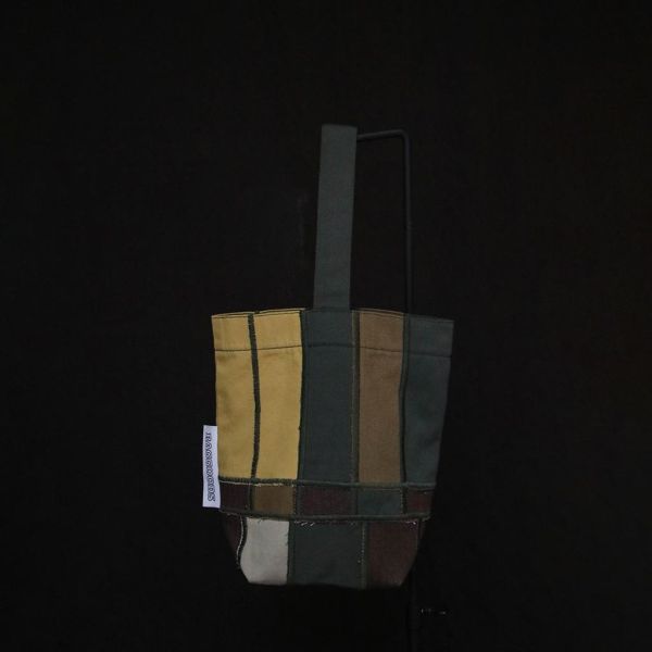 RAGGOODS | No Signal | 拼接提袋 S Avocado 