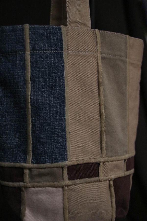 RAGGOODS | No Signal | 拼接提袋 S Avocado 