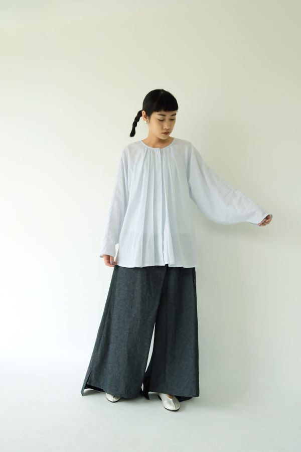 川衣 WEAR BEING｜牧服者 琵琶袖散狀襯衫 
