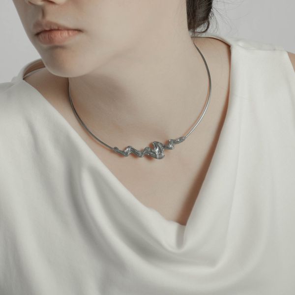 WHi Studio｜浪 𝘞𝘢𝘷𝘦𝘴｜《濤》鎖骨環鏈 