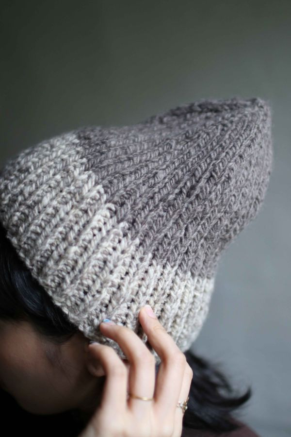 北方牧人｜犛牛絨_手捻線_栗子毛線帽（兩色） 