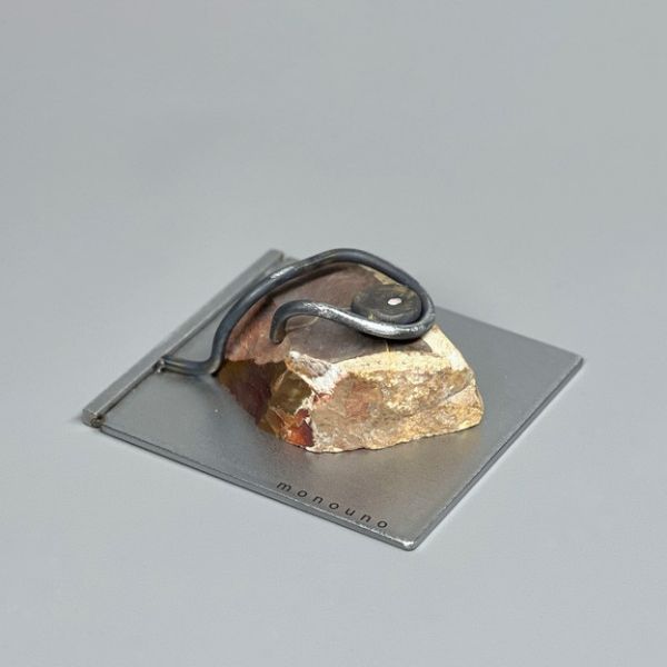 monouno｜incense holder｜不鏽鋼玉石線香座 no.55 