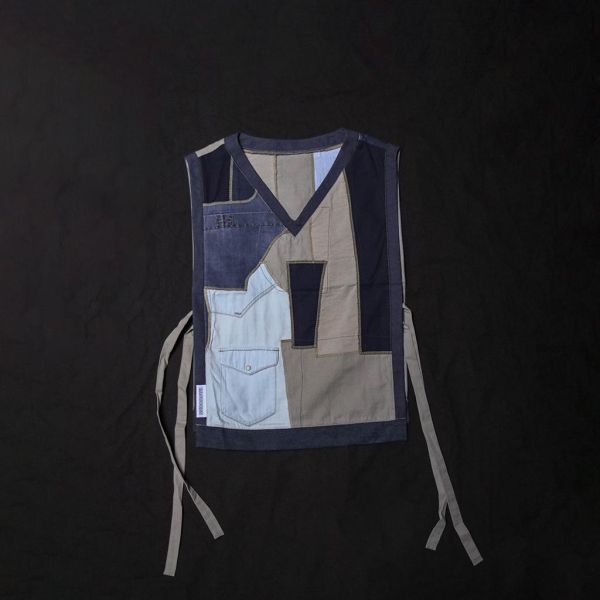 RAGGOODS | No Signal | 側綁帶拼接背心 Shoal 