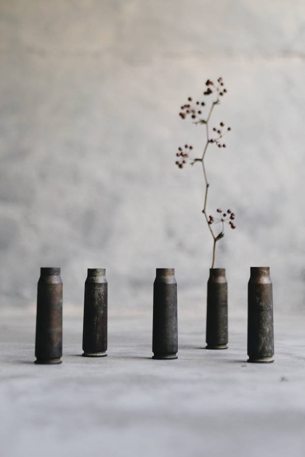 古物｜子彈殼花器 