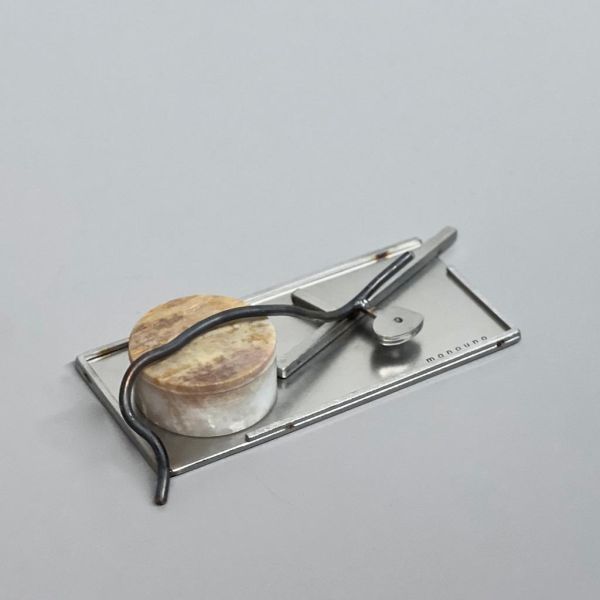 monouno｜incense holder｜不鏽鋼玉石線香座 no.64 