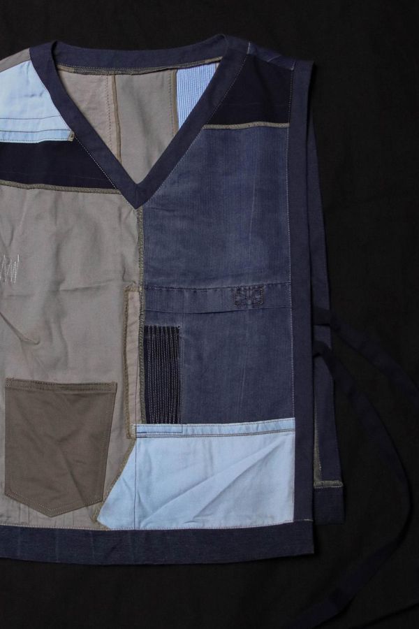 RAGGOODS | No Signal | 側綁帶拼接背心 Shoal 