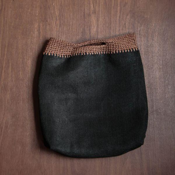 LU+ | 直向鈎織提袋(黑) 