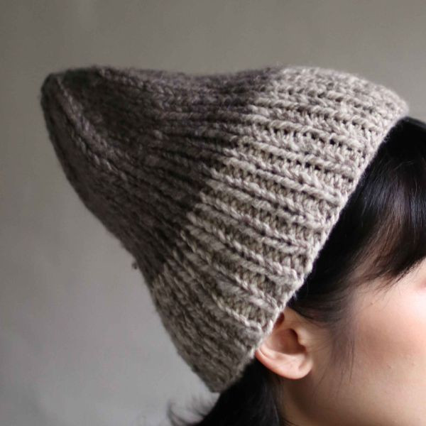 北方牧人｜犛牛絨_手捻線_栗子毛線帽（兩色） 