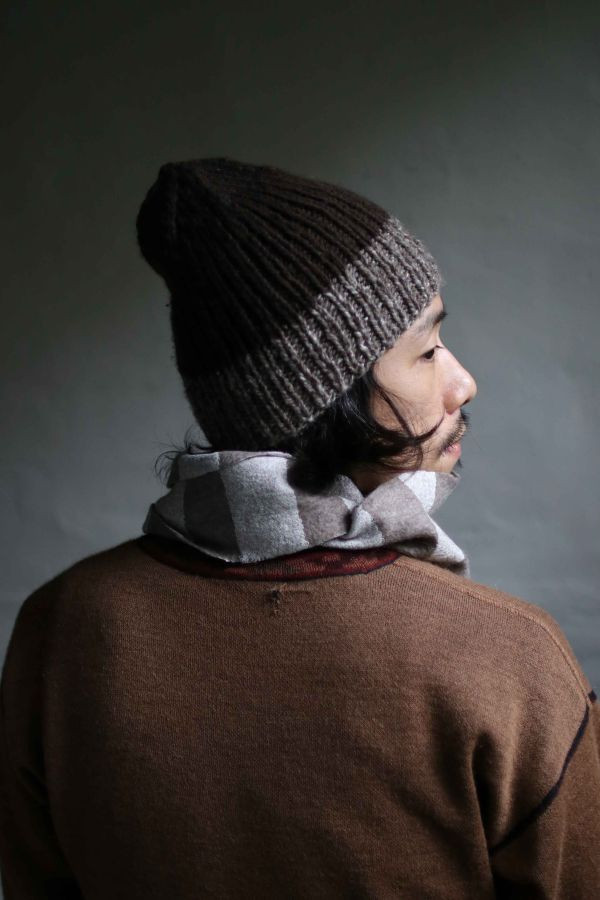 北方牧人｜犛牛絨_手捻線_栗子毛線帽（兩色） 