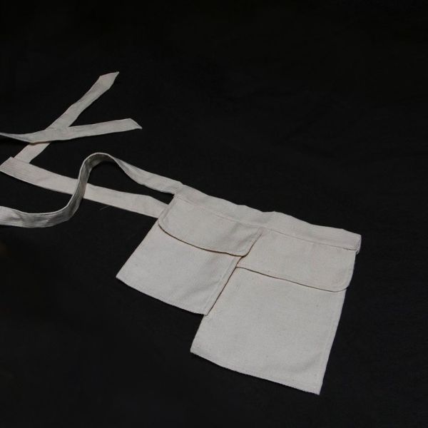 步野 Wild Fabric｜讀布 | 圍裙工具袋(米白) 