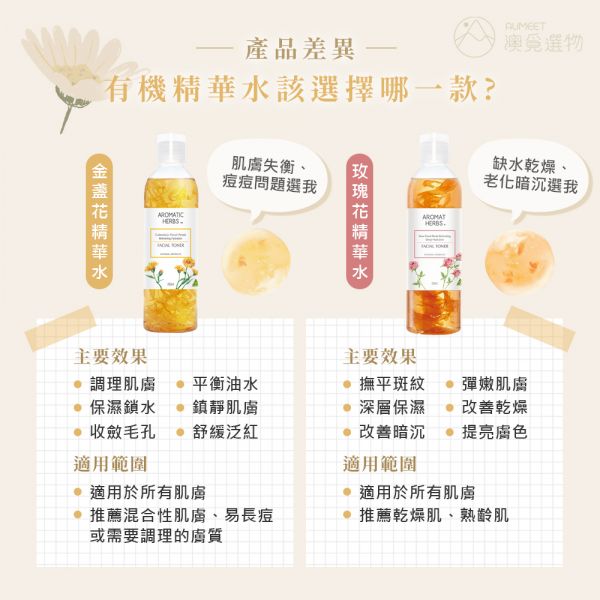 Aromatic Herbs 有機金盞花花瓣水 250ml 澳洲Aromatic Herbs, 有機金盞花花瓣水, 花瓣水, kiehls金盞花