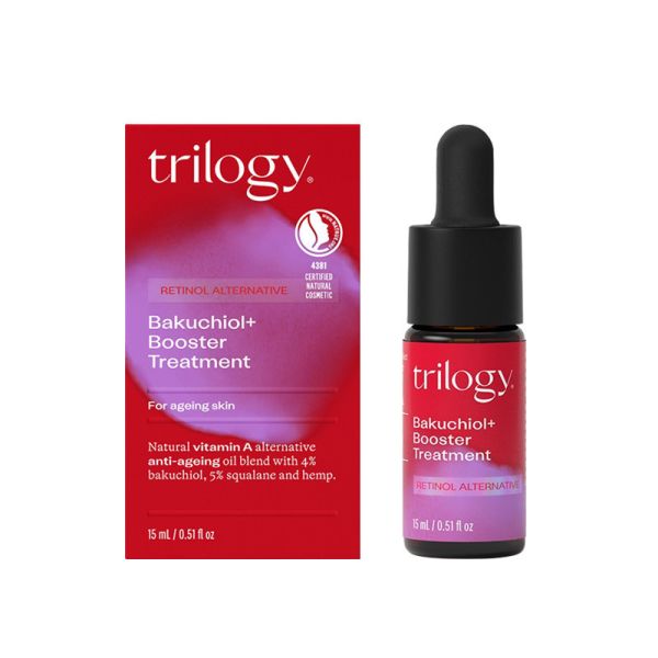 Trilogy 補骨脂酚強化護理精華 15ml 早C晚A,A醇,敏感肌,Trilogy,紐西蘭,補骨脂酚,植物性A醇,玫瑰果籽油,穩定膚況,無化學成分