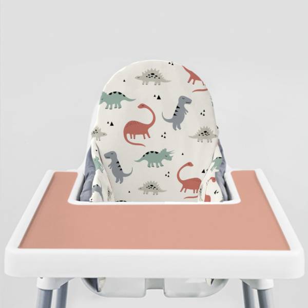 YeahBabyGoods 靠枕套 Muted Dinos ikea兒童餐椅,Antilop 腳踏板, IKEA ANTILOP, eyeni baby ,ikea寶寶高腳椅,ikea寶寶高腳椅清潔,ikea寶寶高腳椅配件,兒童高腳椅