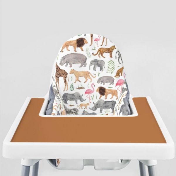 YeahBabyGoods 靠枕套 African Safari Animals ikea兒童餐椅,Antilop 腳踏板, IKEA ANTILOP, eyeni baby ,ikea寶寶高腳椅,ikea寶寶高腳椅清潔,ikea寶寶高腳椅配件,兒童高腳椅