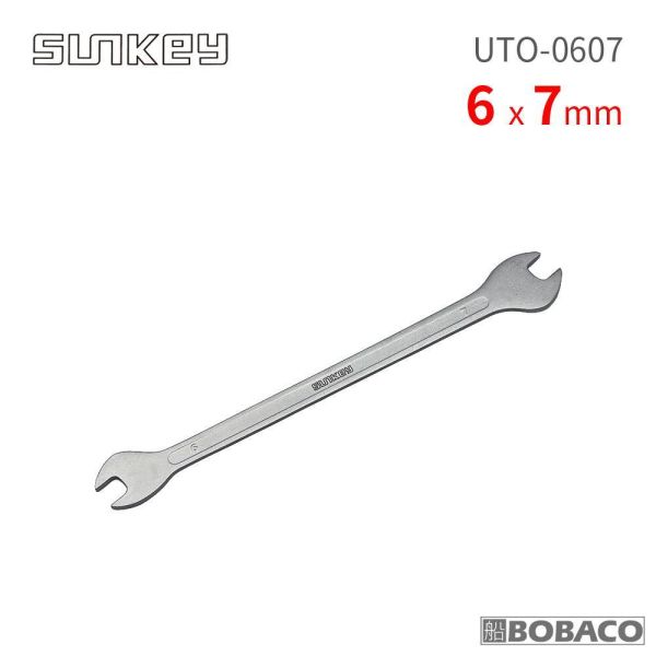 SUNKEY【雙開口超薄扳手 6mm~24mm (單支賣場)】台灣製 雙開扳手 薄型板手 開口板手 鉻釩鋼 SUNKEY【雙開口超薄扳手 6mm~24mm (單支賣場)】台灣製 雙開扳手 薄型板手 開口板手 鉻釩鋼