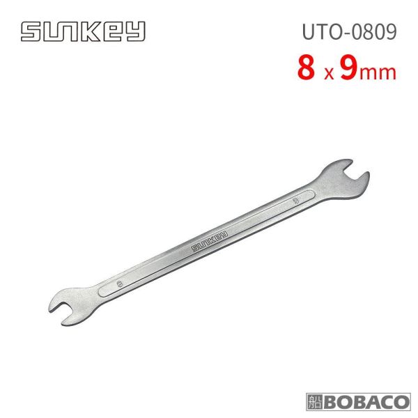 SUNKEY【雙開口超薄扳手 6mm~24mm (單支賣場)】台灣製 雙開扳手 薄型板手 開口板手 鉻釩鋼 SUNKEY【雙開口超薄扳手 6mm~24mm (單支賣場)】台灣製 雙開扳手 薄型板手 開口板手 鉻釩鋼