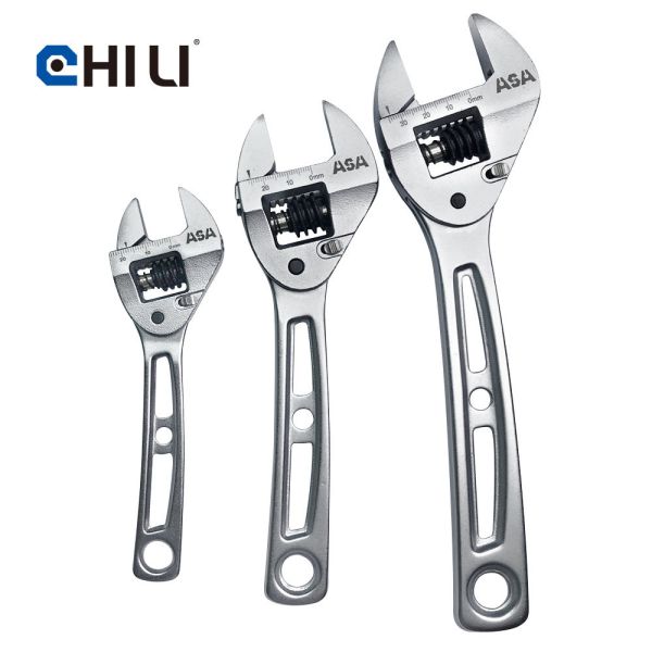 CHILI【專利棘輪活動扳手6吋8吋10吋】台灣製 五金扳手 板手 活板手 開口板手 台灣製ASA【專利棘輪活動扳手6吋8吋10吋】五金扳手 板手 活板手 開口板手