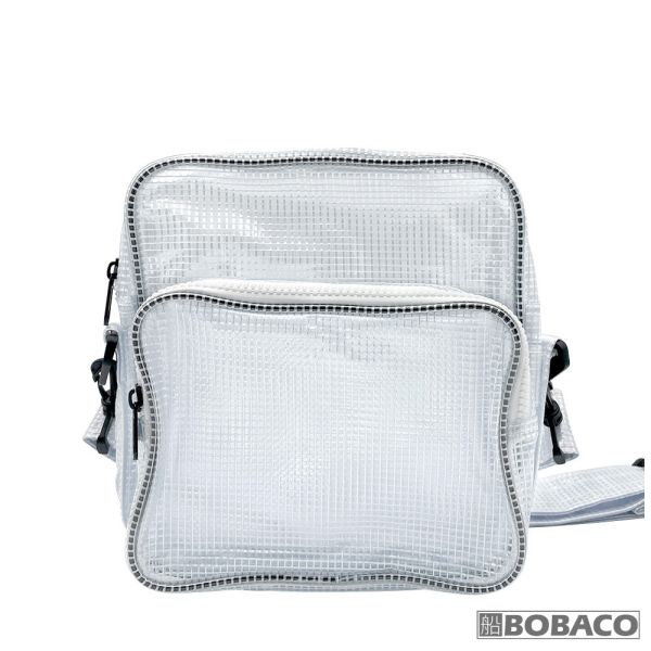 【白色網格無塵抗靜電小側背包(背帶可拆) 0551】高科技產業 抗靜電 無塵包 透明包 工具包 工作包 無塵室包 【白色網格無塵抗靜電小側背包(背帶可拆) 0551】高科技產業 抗靜電 無塵包 透明包 工具包 工作包 無塵室包