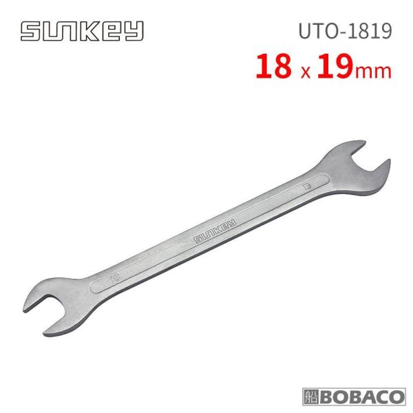 SUNKEY【雙開口超薄扳手 6mm~24mm (單支賣場)】台灣製 雙開扳手 薄型板手 開口板手 鉻釩鋼 SUNKEY【雙開口超薄扳手 6mm~24mm (單支賣場)】台灣製 雙開扳手 薄型板手 開口板手 鉻釩鋼