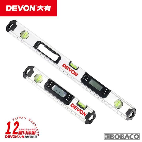 DEVON大有【數位水平尺 30cm/60cm】9418-D30 9419-D60 裝修精密測量工具 水平儀 DEVON大有【數位水平尺 30cm/60cm】9418-D30 9419-D60 裝修精密測量工具 水平儀