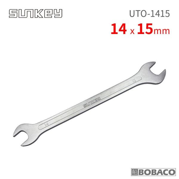 SUNKEY【雙開口超薄扳手 6mm~24mm (單支賣場)】台灣製 雙開扳手 薄型板手 開口板手 鉻釩鋼 SUNKEY【雙開口超薄扳手 6mm~24mm (單支賣場)】台灣製 雙開扳手 薄型板手 開口板手 鉻釩鋼