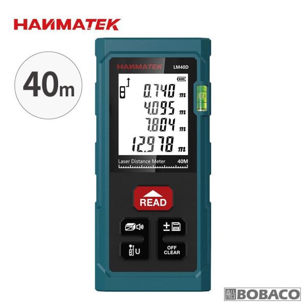 HANMATEK【40M雷射測距儀 LM40D】紅外線測量 雷射尺 電子尺 量距機 裝潢建築工程 HANMATEK【40M雷射測距儀 LM40D】紅外線測量 雷射尺 電子尺 量距機 裝潢建築工程