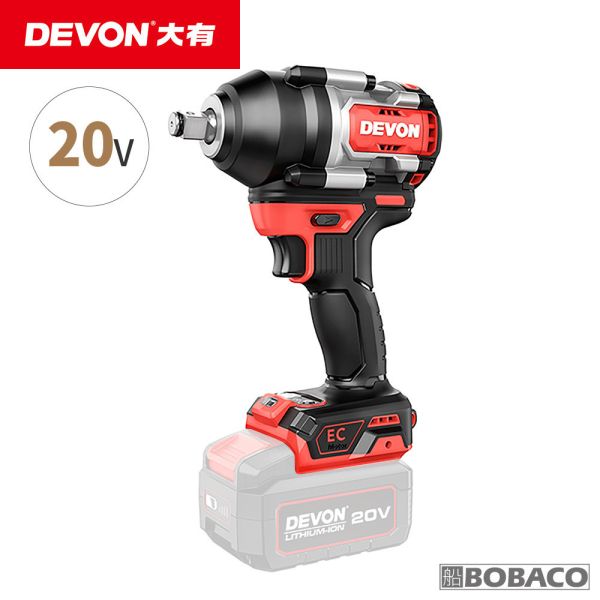 DEVON大有【20V鋰電無刷電動扳手 5759-Li-20】電動起子 螺絲 工具機 電鑽 衝擊鑽 電動工具 DEVON大有【20V鋰電無刷電動扳手 5759-Li-20】電動起子 螺絲 工具機 電鑽 衝擊鑽 電動工具