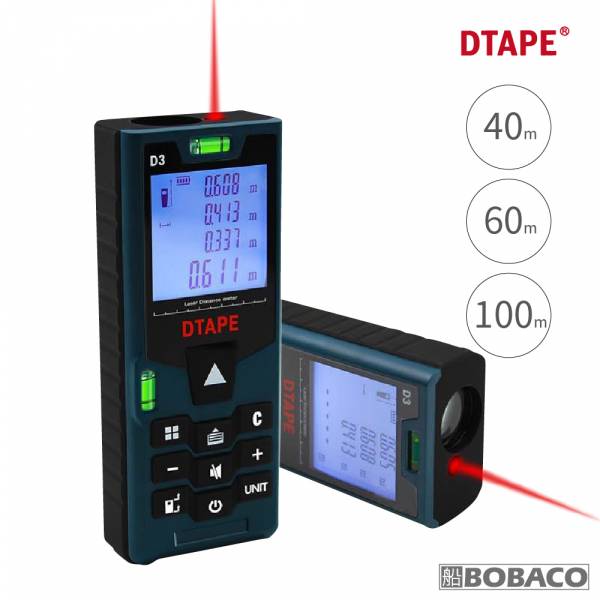 DTAPE【D3激光半自動三合一測距儀 40M~100M】裝潢測量機器 紅外線測量 建築 鐵路 工程 身高 DTAPE【D3激光半自動三合一測距儀 40M~100M】裝潢測量機器 紅外線測量 建築 鐵路 工程 身高