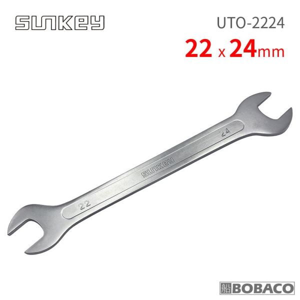 SUNKEY【雙開口超薄扳手 6mm~24mm (單支賣場)】台灣製 雙開扳手 薄型板手 開口板手 鉻釩鋼 SUNKEY【雙開口超薄扳手 6mm~24mm (單支賣場)】台灣製 雙開扳手 薄型板手 開口板手 鉻釩鋼