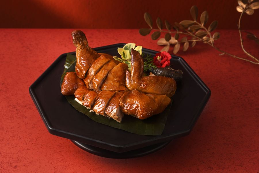 燻味雙寶雞(半隻雞切盤） 年菜,年菜外帶,年菜推薦,過年餐廳
