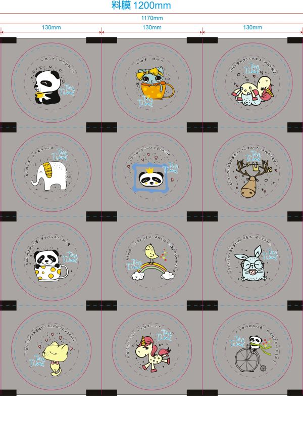 公版封口膜-【卡通隨機不挑款】AP/PP/ES膜 6捲/箱 公版封口膜,透明封口膜,杯膜,紙杯,紙杯封膜,封杯膜,pe 封口膜,ap 膜,飲料封口膜,卡通款封口膜