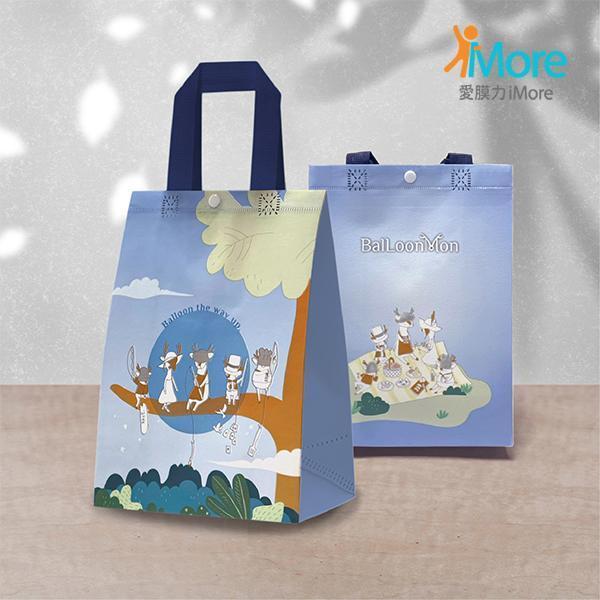 【設計師款-白鹿夢】保冷袋-500袋 愛膜力,保冷袋,公版保冷袋,外帶袋,飲料袋,甜點包裝袋,鋁箔保冷袋,OPP保冷袋,餐飲包裝,外帶包裝,品牌包裝袋