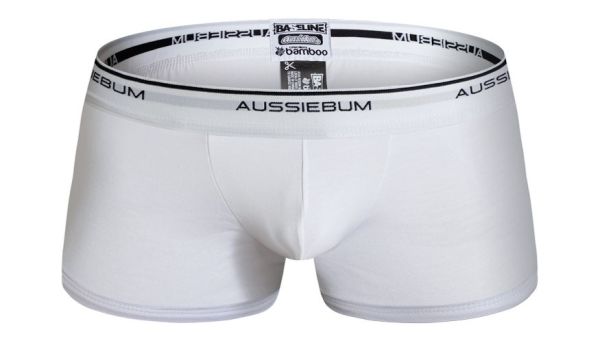 【aussieBum】竹纖維四角內褲-白 男性四角內褲