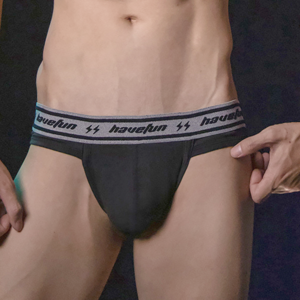 《HaveFun》Cotton USA Brief-Raiders Black HaveFun Underwear