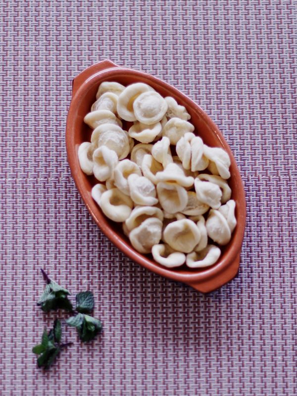 SUD HANDMADE ORECCHIETTE PASTA ORECCHIETTE, PASTA, HANDMADE, FRESH, SOUTH ITALY, VEGETARIAN, VEGAN