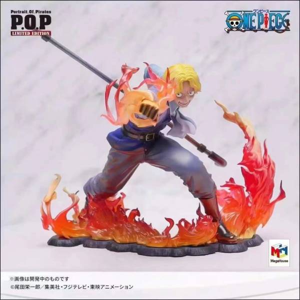 【補款】MegaHouse POP 火全薩博 MegaHouse POP 火全薩博,完成品,手辦,玩具,模型,海賊王,鬼滅之刃,GK公仔,七龍珠