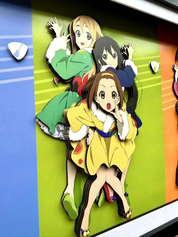 【框畫工作室現貨】凹凸Panda 《K-ON！輕音少女》3D手工紙藝立體畫｜K-ON！輕音少女 GK,GK模型,GK公仔,GK雕像,GK預購,GK現貨,模型,公仔,手辦,凹凸panda,《K-ON！輕音少女》3D手工紙藝立體畫,K-ON！輕音少女,SCC,SCC玩具屋,希模型,玩童,七龍珠,火影忍者,海賊王