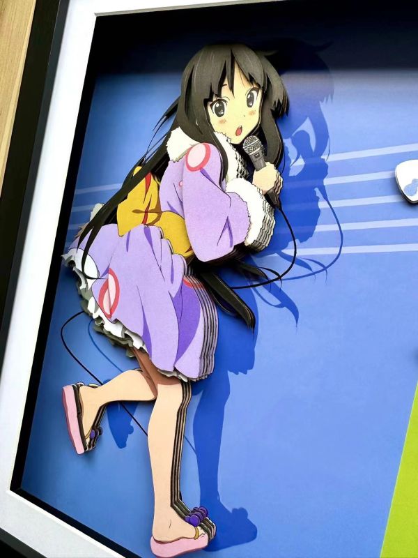 【框畫工作室現貨】凹凸Panda 《K-ON！輕音少女》3D手工紙藝立體畫｜K-ON！輕音少女 GK,GK模型,GK公仔,GK雕像,GK預購,GK現貨,模型,公仔,手辦,凹凸panda,《K-ON！輕音少女》3D手工紙藝立體畫,K-ON！輕音少女,SCC,SCC玩具屋,希模型,玩童,七龍珠,火影忍者,海賊王