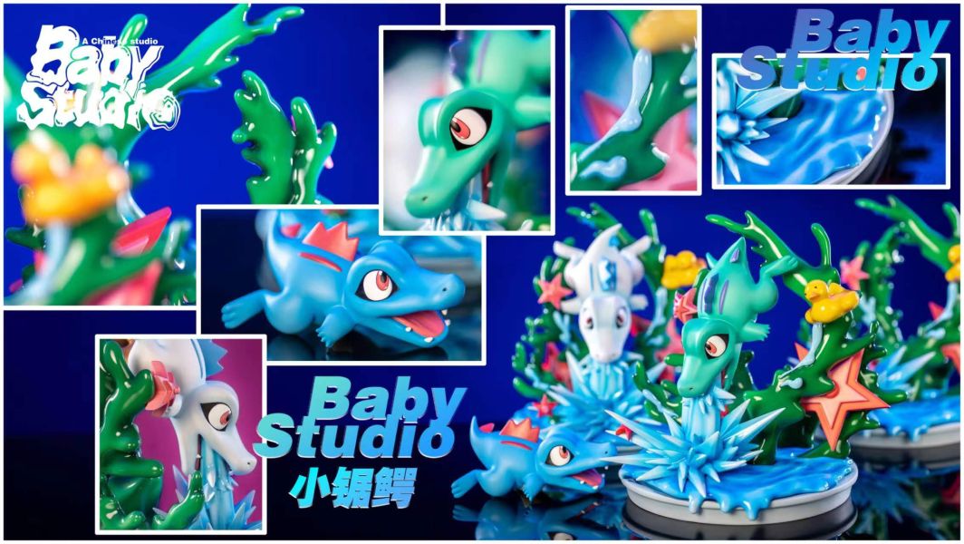 【GK預購】baby 水龍炮小巨鱷｜寶可夢 GK,GK模型,GK公仔,GK雕像,GK預購,GK現貨,模型,公仔,手辦,baby,水龍炮小巨鱷,寶可夢,SCC,SCC玩具屋,希模型,玩童,七龍珠,火影忍者,海賊王