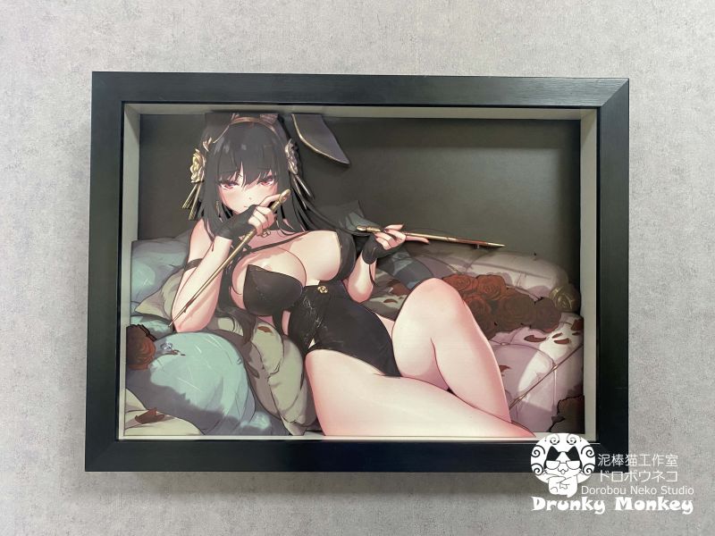 【框畫補款】泥棒貓 約兒佛傑可脫立體畫｜間諜家家酒 Bunny Girls Vol.2 泥棒貓,約兒佛傑可脫立體畫,完成品,手辦,玩具,模型,海賊王,鬼滅之刃,GK公仔,七龍珠