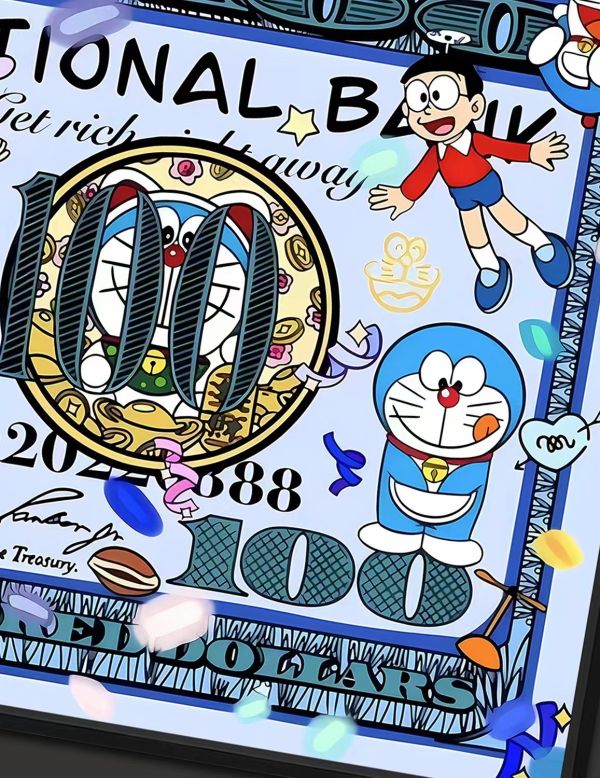 【框畫工作室現貨】千鳥社 《哆啦美金》裝飾畫｜多拉A夢 GK,GK模型,GK公仔,GK雕像,GK預購,GK現貨,模型,公仔,手辦,千鳥社,《哆啦美金》裝飾畫,多拉A夢,SCC,SCC玩具屋,希模型,玩童,七龍珠,火影忍者,海賊王