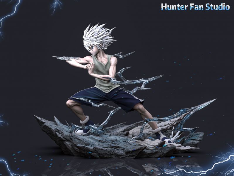 【GK補款】HUNTER FAN 奇犽VS尤匹 奇犽神速｜獵人 經典場景系列第二彈 HUNTER FAN,奇犽VS尤匹 奇犽神速,完成品,手辦,玩具,模型,海賊王,鬼滅之刃,GK公仔,七龍珠