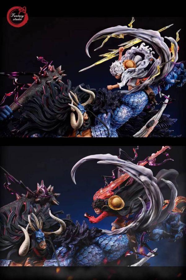 【GK補款】Fantasy 獸人凱多VS尼卡魯夫&流櫻魯夫｜海賊王 ,完成品,手辦,玩具,模型,海賊王,鬼滅之刃,GK公仔,七龍珠