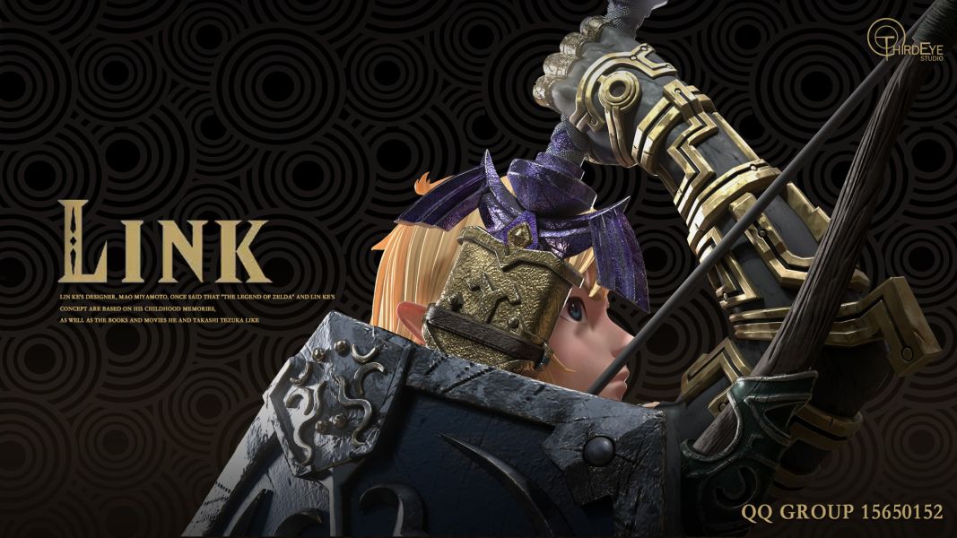 【GK預購】Third Eye 林克｜薩爾達傳說 GK,GK模型,GK公仔,GK雕像,GK預購,GK現貨,模型,公仔,手辦,Third Eye,林克,薩爾達傳說,SCC,SCC玩具屋,希模型,玩童,七龍珠,火影忍者,海賊王